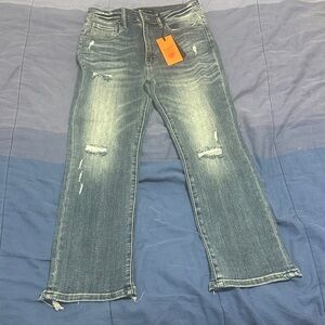 Classic Blue Straight Leg Jeans